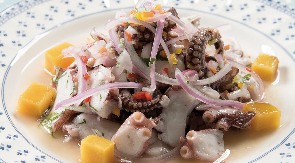 Ceviche de pulpo x 500g