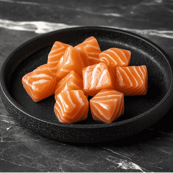 cubos de salmón 1 kg