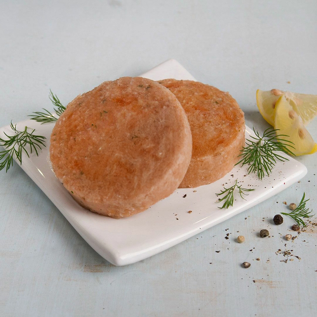 Hamburguesa de salmón