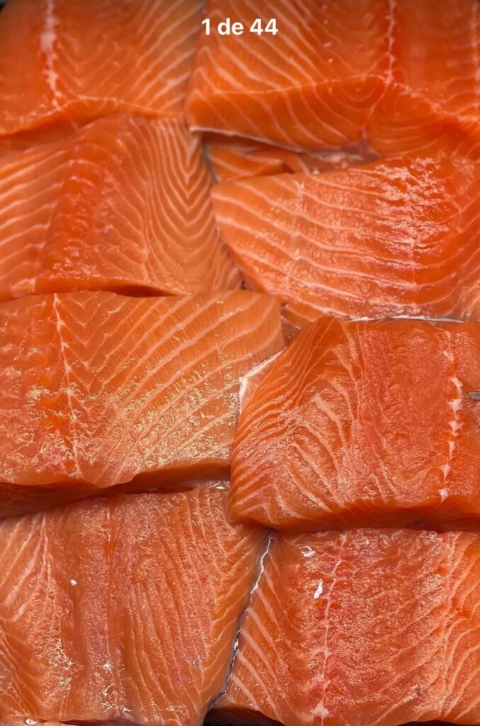 Porción de salmón